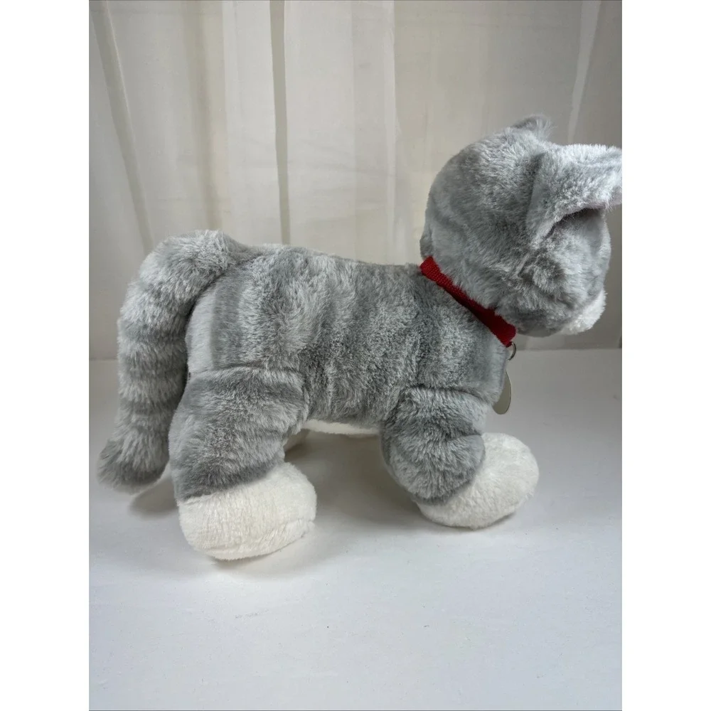 Build-A-Bear Promise Pets Gray Tabby Cat 2 Color Eyes Plush Stuffed Animal